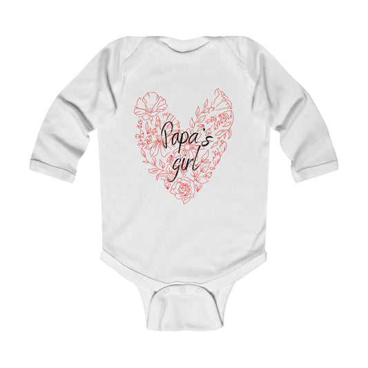 Papa's Girl Long Sleeve Onsie