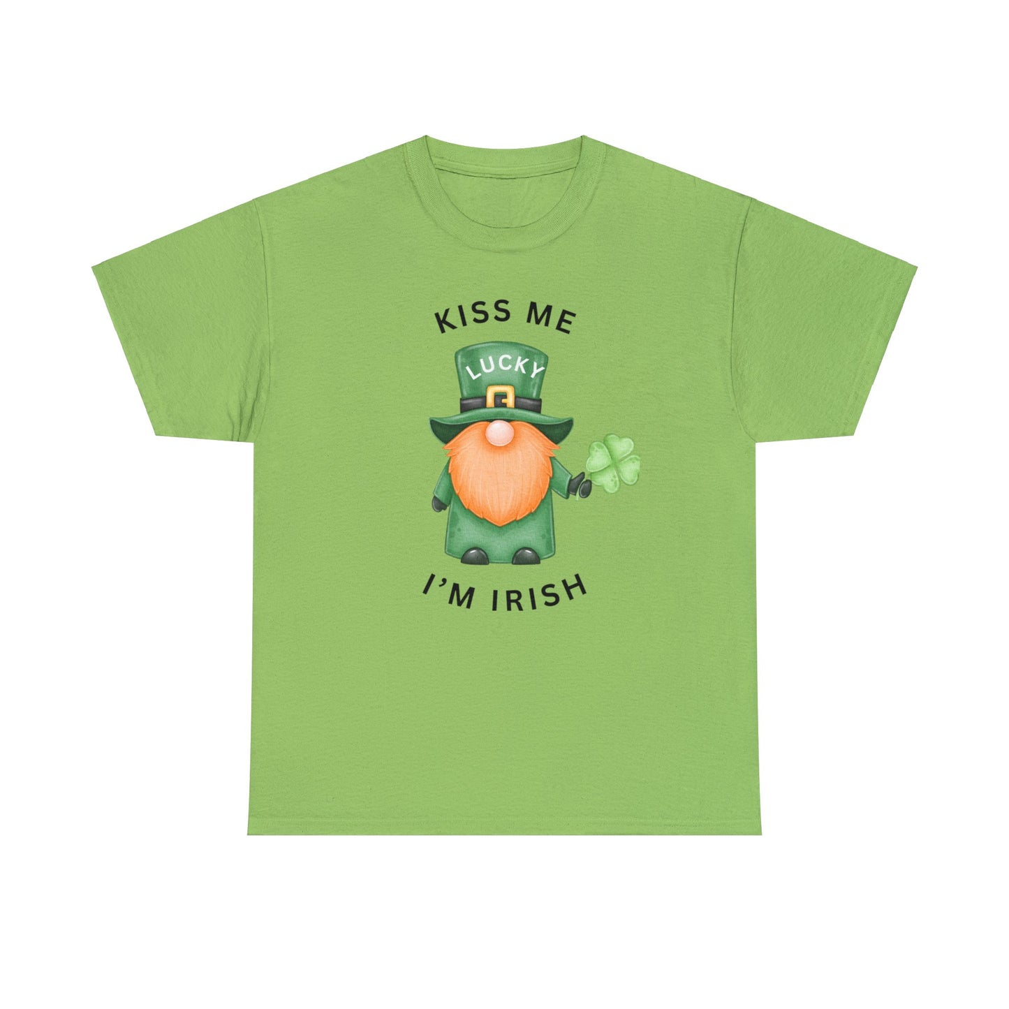 Kiss Me I'm Irish Gnome T-Shirt