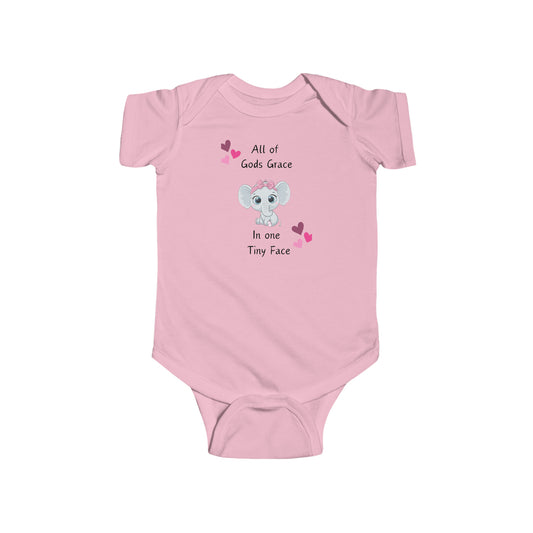 All of God's Grace Girls Onesie