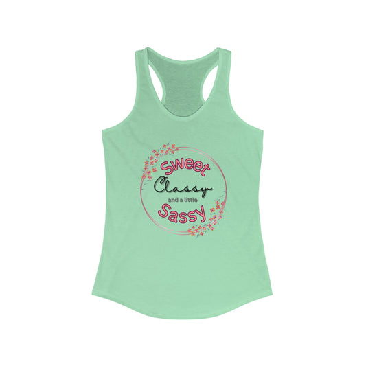 Sweet Classy And A Little Sassy Women's Tank Top