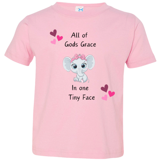 All of Gods Grace Girl's Toddler T-Shirt